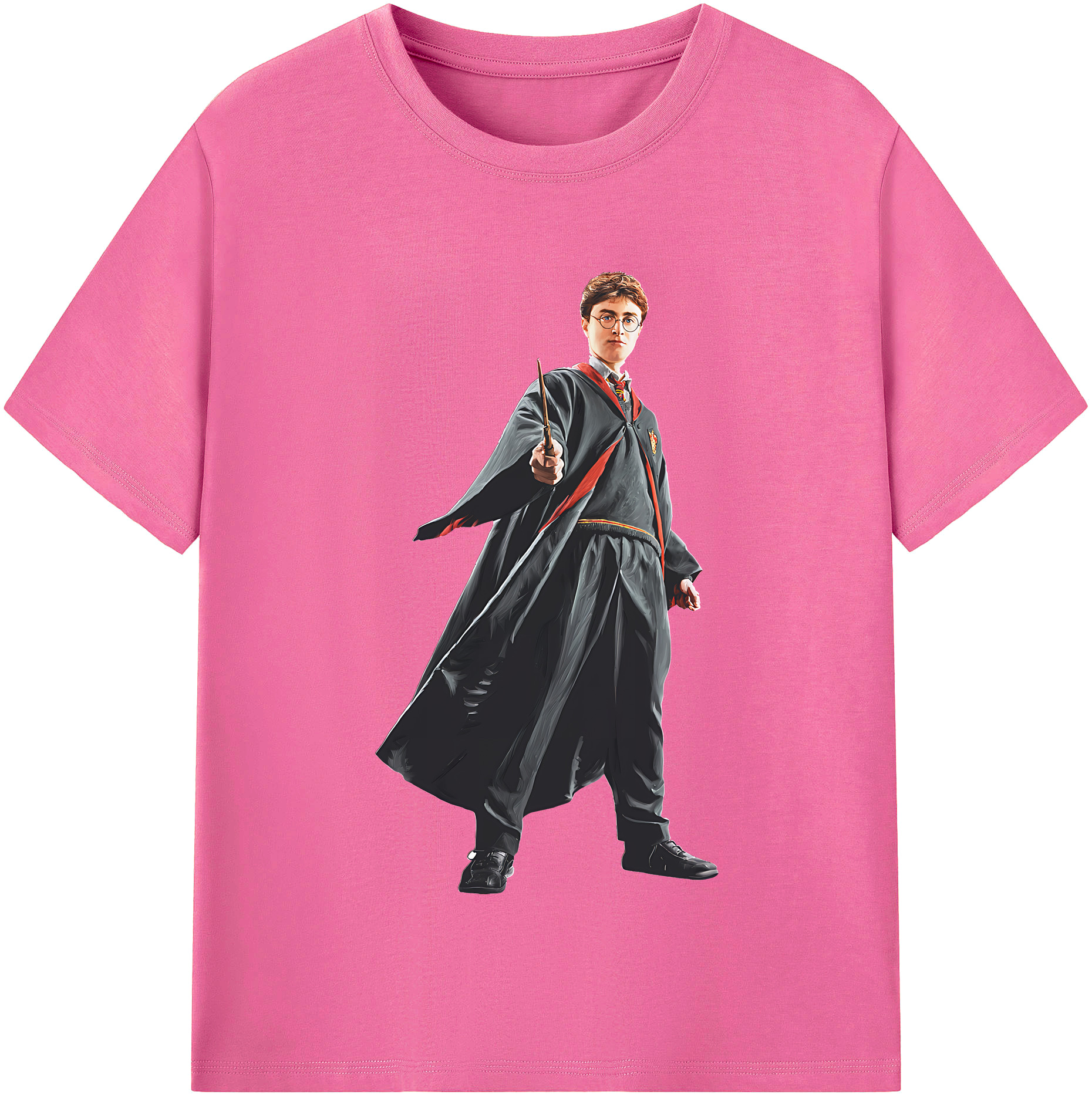 （画像用） Harry Potter ハリー・ポッターシリーズ レディースカジュアルプリントTシャツ（綿100％）